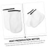 ETHZZLE 2 Pairs Paraffin Wax Gloves and Booties Insulated Spa Covers for Hands and Feet Moisture Retention Reusable Treatment for Dry Skin Professional Salon and Home Use view 3