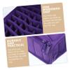 Baluue Purple Essential Oil Storage Bag Organizer with Upright Bottle Compartments Thick Fabric Protection Travel Cosmetic Container for Carrying Up to Bottles Random Color view 2