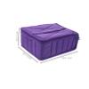 Baluue Purple Essential Oil Storage Bag Organizer with Upright Bottle Compartments Thick Fabric Protection Travel Cosmetic Container for Carrying Up to Bottles Random Color view 3