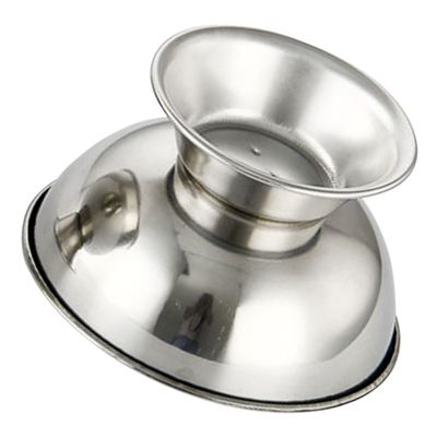 CALLARON Stainless Steel Footed Shaving Bowl for Men Large Capacity Shave Mug with Stable Base Comfortable Grip Design for Easy Lathering and Gift Giving