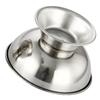 CALLARON Stainless Steel Footed Shaving Bowl for Men Large Capacity Shave Mug with Stable Base Comfortable Grip Design for Easy Lathering and Gift Giving view 1