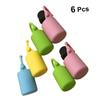 Beaupretty 6pcs Silicone Roller Bottle Sleeve Protective Cover Essential Oil Bottle Holder Carrying Case Adjustable Strap for Travel and Daily Use view 3