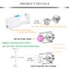 AVYRING Ear Piercing Kit, Ear Piercing Gun with Opal Pearl Earrings Studs, Disposable Ear Piercing Kit, Hypoallergenic Ear Piercing Gun Kit Self at Home, 20g Flat Back Ear Piercing Earrings Pink view 2