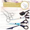 ERINGOGO 2Pcs Stainless Steel Beauty Scissors Multi Function Nose Hair Trimmer Eyebrow Grooming Scissors with Rounded Tips Precise Cutting for Men and Women view 3