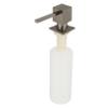 Hemobllo Refillable Manual Liquid Soap Dispenser with Stainless Steel Pump Head Tall Plastic Bottle for Bathroom Vanity Kitchen Sink Countertops Reusable Hand Soap and Lotion Pump view 1