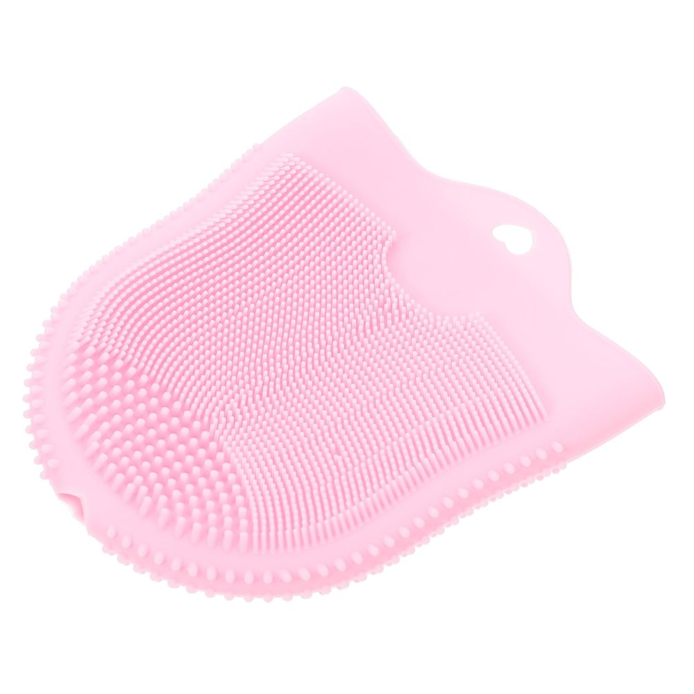 BIUDECO Silicone Facial Brush Deep Cleaning Exfoliator Soft Skin Care Tool Portable Lightweight Face Scrubber for Gentle Massage and Dirt Removal