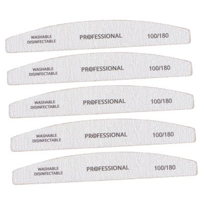 Beaupretty 5Pcs EVA Nail File Grit Sanding Block for Natural and False Nails Multi Purpose Manicure Pedicure Buffing Polish Tools for Professional and Personal Use
