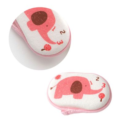 NOLITOY Natural Cotton Bath Sponge Sponge for Newborns Gentle Cleansing Absorbent Random Color