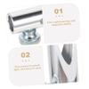 minkissy Compact Manual Eyebrow Pencil Sharpener with Dual U Shaped Slots for Precise Sharpening Construction Easy and Fast Sharpening for Students and Adults Portable Design for School and view 2