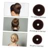 BESTYASH Hair Donut Bun Maker for Women and Donut Rings Pins Hair Ties and Pink Pulling Needle for Secure Elegant Buns and Updos view 4