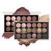 18 Color Eyeshadow Palette Makeup Set, Nude Neutral Warm and Cool Toned Shades with Matte Shimmer Glitter, Long Lasting Highly Pigmented Eye Shadow for Natural Smokey or Glam Looks (#01) view 1