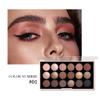 18 Color Eyeshadow Palette Makeup Set, Nude Neutral Warm and Cool Toned Shades with Matte Shimmer Glitter, Long Lasting Highly Pigmented Eye Shadow for Natural Smokey or Glam Looks (#01) view 2
