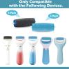 10 Pack Replacement Roller Heads for amop-Pedi Perfect Refills Include 5 Extra Coarse & 5 Regular Coarse Replacement Heads Compatible with Amop Electronic Perfect Foot File view 2