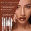 TS TAC-SKY Dual-End Lip Liner & Gloss Pen - 2-in-1 Mirror Shine Lipstick For Women, Easy To Create Perfect Lip Makeup(Coffee color,2PCS) view 4