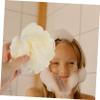 Baluue Bath Ball Tool Kit with Body Scrubber and Exfoliating Gloves Pumice Brush for Foot Care Soft Lightweight Design for Dead Skin Removal and Smooth Skin Family and Friends view 4