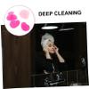 4pcs Manual Facial Cleansing Brush Kit Face Scrub Brush Soft Silicone Bristles for Travel Random Color view 2