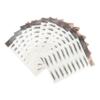 Beavorty 12pcs Eyebrow Transfer Stickers Hair Like Fake Eyebrow Tattoos Natural Look Reusable Black view 1