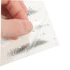 Beavorty 12pcs Eyebrow Transfer Stickers Hair Like Fake Eyebrow Tattoos Natural Look Reusable Black view 4