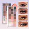 24 Color Nude Eyeshadow Palette with Matte and Shimmer Shades, Neutral Warm and Cool Tones Makeup Set, Long Lasting Blendable Powder for Natural or Smokey Eye Looks (#01) view 2