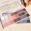 24 Color Nude Eyeshadow Palette with Matte and Shimmer Shades, Neutral Warm and Cool Tones Makeup Set, Long Lasting Blendable Powder for Natural or Smokey Eye Looks (#01) view 3