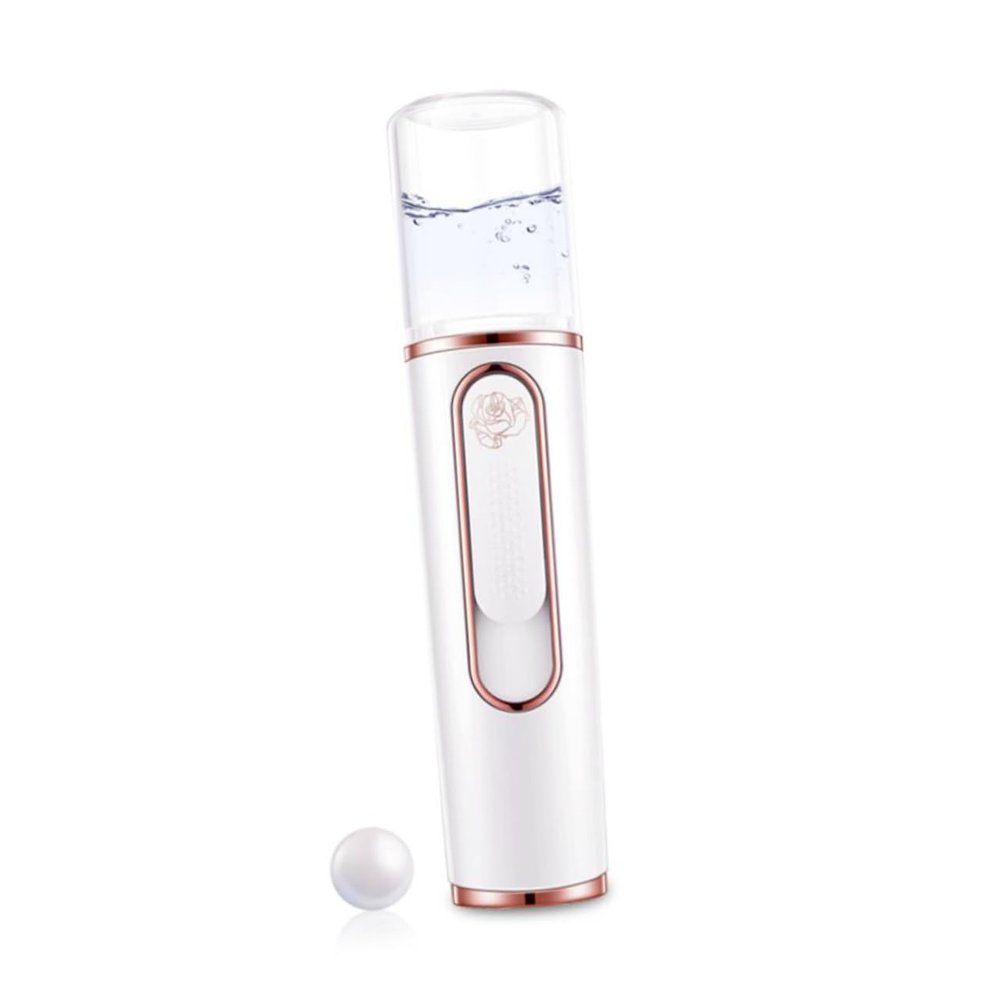 VICASKY Portable Mini Facial Steamer Nano Mist Cooler for Skin Care USB Rechargeable Handheld Hydrating Sprayer with Non Slip Abs Body Moisturizing and Refreshing