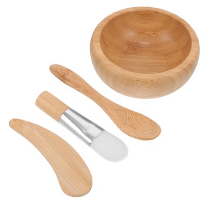 1Set DIY Facial Mask Mixing Bowl Women Skin Care Tool Kit with Bowl Stirring Stick Brush Spoon for Custom Mask Preparation and Giving