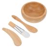 1Set DIY Facial Mask Mixing Bowl Women Skin Care Tool Kit with Bowl Stirring Stick Brush Spoon for Custom Mask Preparation and Giving view 1