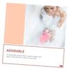 Baluue 3Pcs Cartoon Bath Mesh Shower Balls Portable Exfoliating Loofah for Gentle Skin Cleansing and Rich Quick Dry Pink Unicorn Design for Bathing view 2