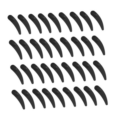 Beatifufu 50Pcs Reusable Black Makeup Facial Spoon Cosmetic Plastic Spatulas for Women Professional Applicator for Creams and Lotions Home Use