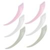 COLLBATH 6pcs Eyebrow Razors for Women and Men Portable Facial Hair Trimmer Stainless Steel Eyebrow Shaver with Curved Blade for Precise Safe Hair Removal and Travel Convenience view 1