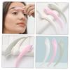 COLLBATH 6pcs Eyebrow Razors for Women and Men Portable Facial Hair Trimmer Stainless Steel Eyebrow Shaver with Curved Blade for Precise Safe Hair Removal and Travel Convenience view 4