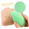 Beatifufu 4pcs Mango Shaped Makeup Sponges Portable Cosmetic Tools for Women Foundation and Powder Application Design for Blending Concealer Bronzer and Highlighter view 2