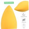 Beatifufu 4pcs Mango Shaped Makeup Sponges Portable Cosmetic Tools for Women Foundation and Powder Application Design for Blending Concealer Bronzer and Highlighter view 4