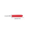 Anneome 100Pcs Silicone Eyelash Tweezers Sleeve Non Slip Protective Covers Red Lightweight for Stainless Steel Grafting Tools view 2