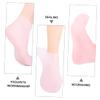 PAMINGONO Sebs Moisturizing Foot Skin Socks for Women Dry Cracked Heel Protection Non Slip Cushioned Sebs Boat Socks for Soft Smooth Feet Care and Absorption view 3