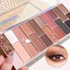 20 Colors Neutral Eyeshadow Palette with Warm and Cool Tones, Matte and Shimmer Shades Long Wearing Blendable Pigment for Everyday to Smokey Eye Makeup (#02) view 3