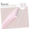 BCOATH 6pcs Eyebrow Razors with Stainless Steel Blades Portable Facial Hair Remover Lightweight Compact Design for Precise Trimming and Smooth Skin Care view 2