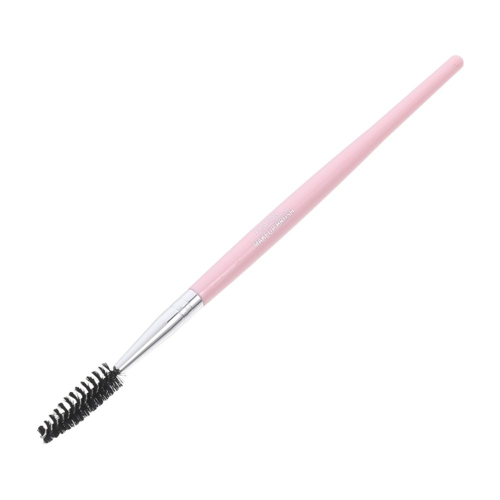 Beavorty Multifunction Eyebrow Eyelash Brush Pen with Spiral Comb Pink Lightweight Lash Brow Mascara Tool for Separating Lashes Applying Organic Castor Oil and Eye Makeup Portable