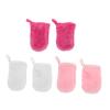 Anneome 6Pcs Facial Cleaning Gloves Soft Exfoliating Face Washing Gloves Makeup Remover Cloth Travel Skin Friendly Face Cleaning Tool for Women view 1