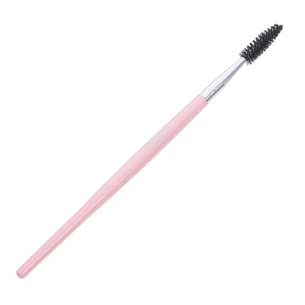 HEALEEP Multifunction Eyelash Eyebrow Brush Comb Flexible Head Makeup Tool for Separating Lashes and Applying Organic Castor Oil Portable Pink