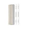 20pcs Nail File Kit Professional Washable & Disinfectable Nail Buffer Grit 100/180/240 Sanding Tools for Acrylic Gel Nails Manicure Pedicure, Reusable Emery Board Set (Gray, 20, Count, 100/180 Grit) view 1