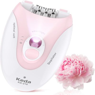 Facial Epilator for Women, Lady Epilators Hair Removal for Face, Epilators with LED Light, Two Speed Hair Removal Device, Epilator for Women, Pluxy Facial Hair Removal for Bikini Arm Legs Armpits
