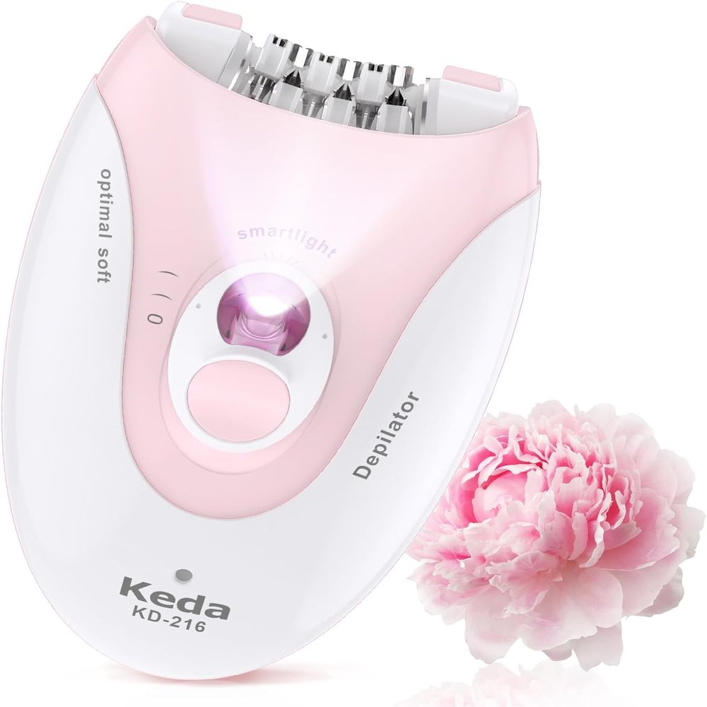 Facial Epilator for Women, Lady Epilators Hair Removal for Face, Epilators with LED Light, Two Speed Hair Removal Device, Epilator for Women, Pluxy Facial Hair Removal for Bikini Arm Legs Armpits