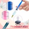 Geiserailie 6 Pcs Perfume Syringe Extractor 5ml 10ml Decant Kit, Rainbow view 3