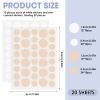 Pimple Patches for Face, 720 Count 2 Size Acne Patches Day and Night, Hydrocolloid Patch Pimple Stickers for Face and Skin Zits Absorbing Patch Covering Zits Blemishes (Skin tone & transparent colour) view 2