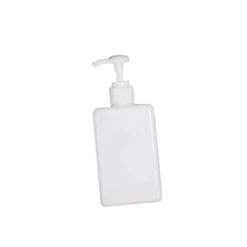 COSMEVIVI Large Capacity Refillable Soap Pump Bottle for Shower Gel Shampoo Conditioner Liquid Soap Dispenser Travel Lotion Container Plastic White