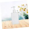 COSMEVIVI Large Capacity Refillable Soap Pump Bottle for Shower Gel Shampoo Conditioner Liquid Soap Dispenser Travel Lotion Container Plastic White view 3