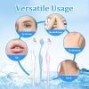 6Pcs Small Eyebrow Razors, Mini Razor for Women Face, 5.1"Eyebrow Trimmer Razer, Mini Eyebrow Trimmer with Safety Cap for Makeup Face Care view 4