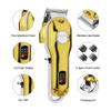 2pcs Men's Premium Wireless Hair Clipper - Precision Shaving and Trimming Machine with USB Charging,Perfect Choice for The Home(Two Gold Set AA) view 4