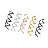 Spiral Hair Pins 100pcs Metal Spiral Hair Pin Spin Clip Stick For DIY Twist Barrette Coiffure Women Girl Jewelry Hairclip Headwear Accesories(Black) view 3